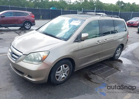 2005 Honda Odyssey Ex-L z USA, uszkodzony, nr VIN 5FNRL38785B073613